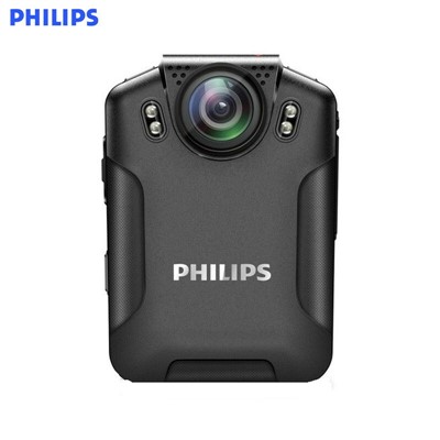 飛利浦(PHILIPS)  通用無(wú)線(xiàn)電通信設(shè)備  VTR8101執(zhí)法記錄儀高清肩帶 音視頻 紅外夜視隨身錄像儀+256GTF卡