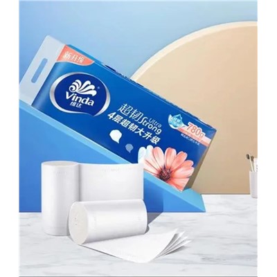 維達(dá)卷類(lèi)衛(wèi)生紙 780g 實(shí)心卷紙(10卷/提)