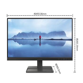 聯(lián)想(Lenovo)液晶顯示器 L2235  商務(wù)辦公家用 低藍光 高色域 顯示屏 21.5英寸 VGA+DVI接口